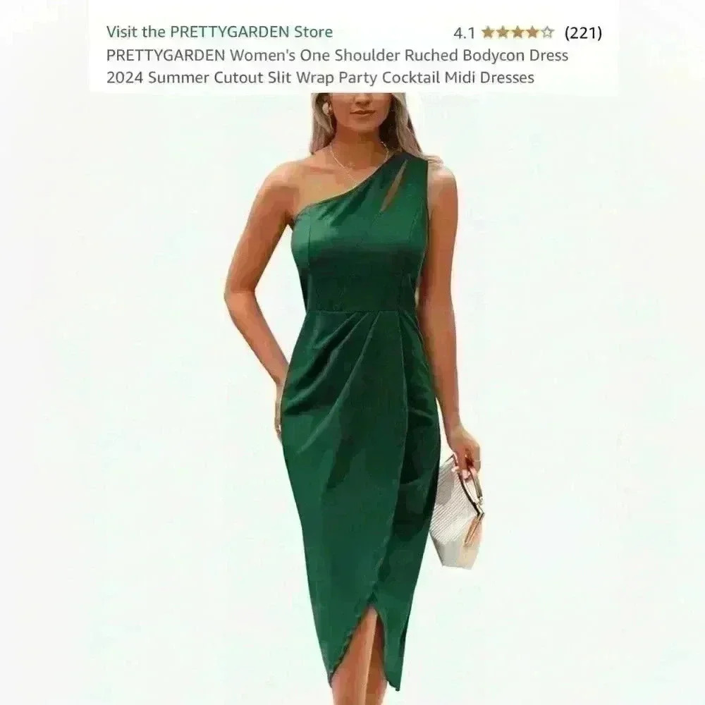 BNWT Pretty Gardens Green Womens Dress size Med